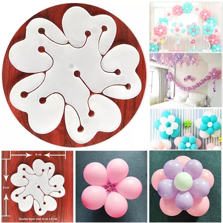 Flower Modelling Balloons Clip, Birthday Party Wedding Decoration Ballons Accessories Foil Balloons Sealing Clamp, Flower Shape Balloon Clips Holder Flower Modelling Balloons Clip, Birthday Party Wedding Decoration Ballons Accessories Foil Balloons Sealing Clamp, Flower Shape Balloon Clips Holder